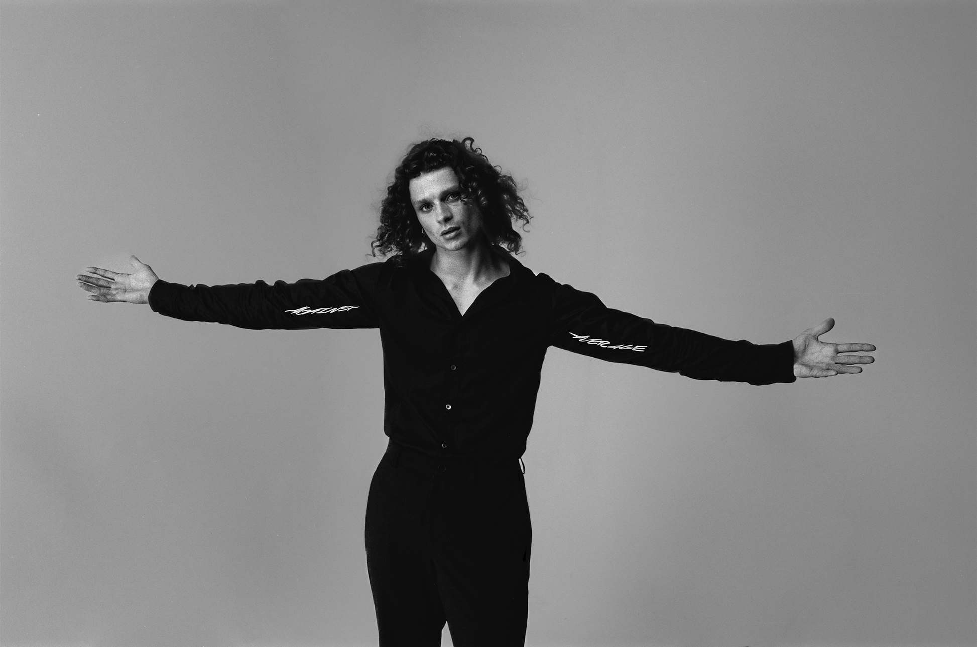 NOIR NOIR LONG SLEEVE BUTTON UP SHIRT